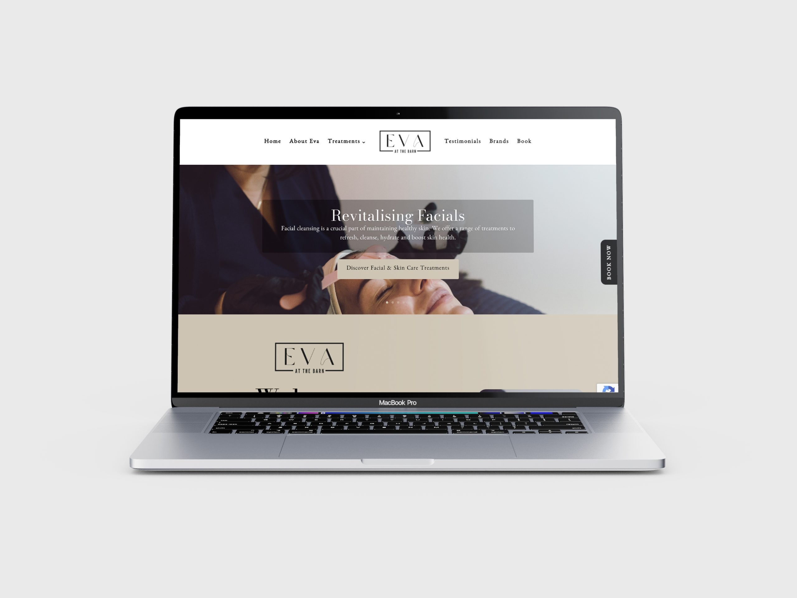 EVA Facials White Gold Crypto Website