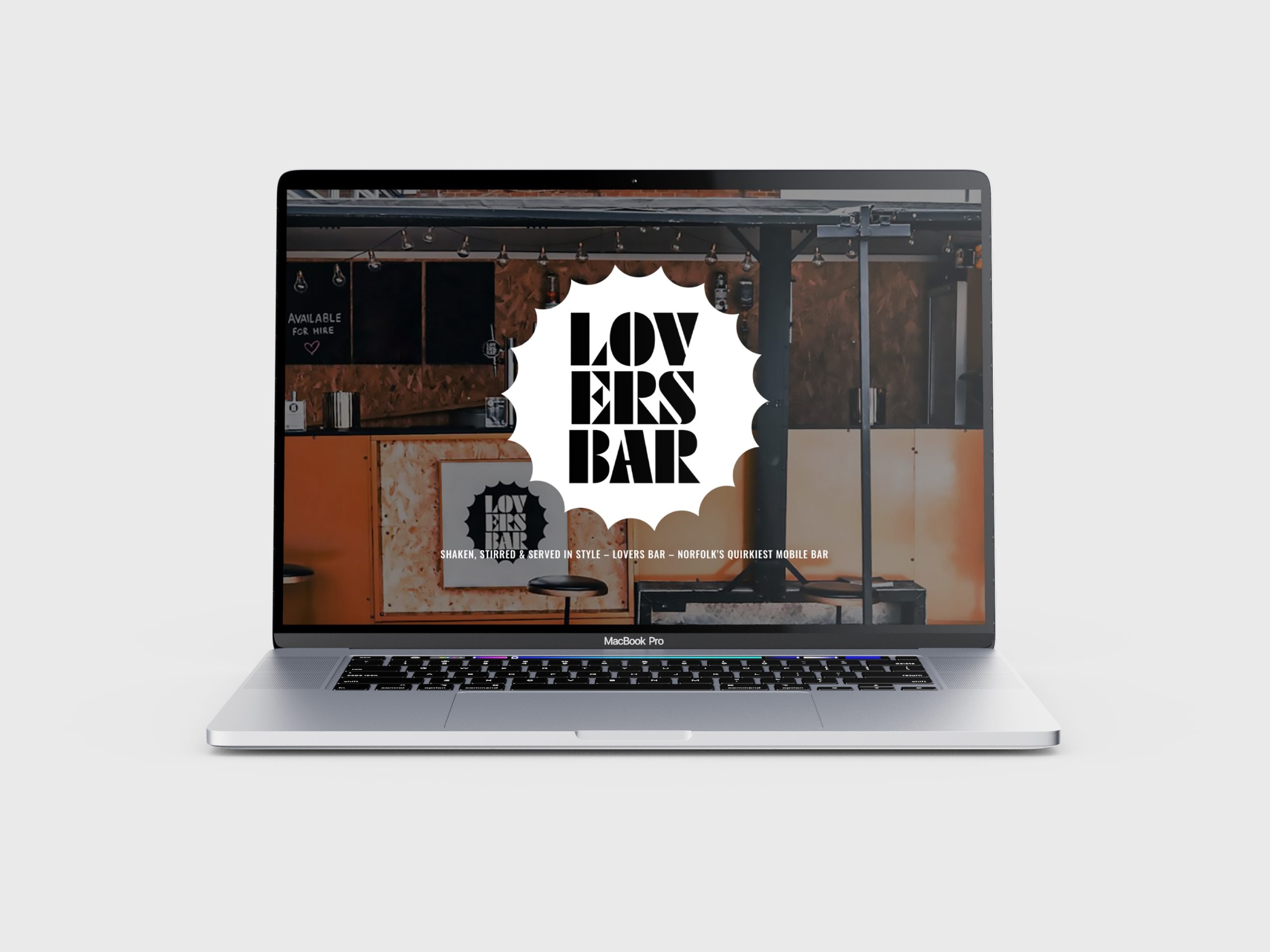 Lovers Bar Mockup Surefire Heat Website